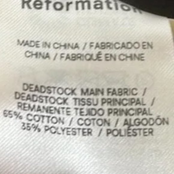 NWT Reformation Joline Dress Black (Size 8) - Picture 10 of 10